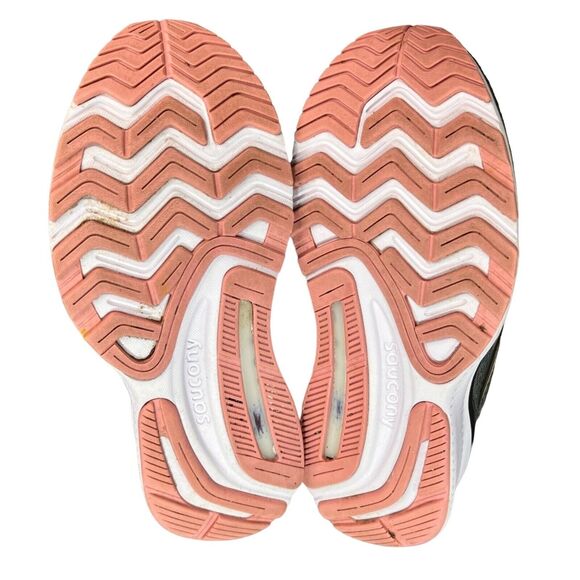 Saucony Sneakers Womens 7.5 W Gray Pink Guide 14 Running PWRRun Athletic Shoes - Picture 11 of 13